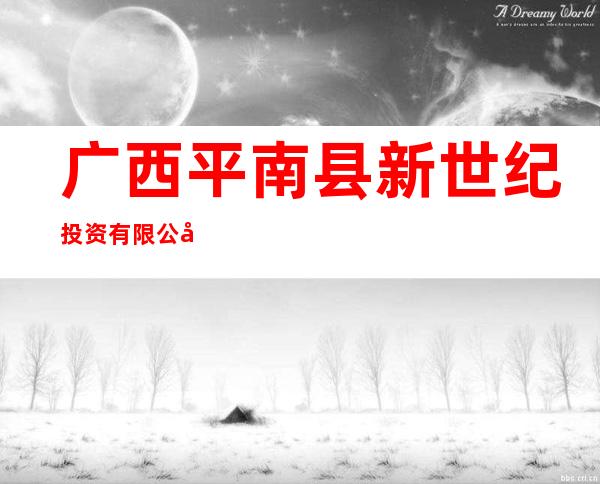 广西平南县新世纪投资有限公司